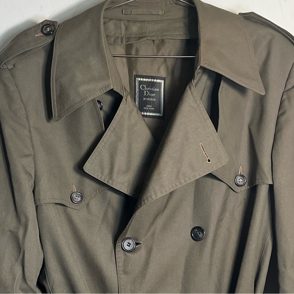 Christian Dior Monsieur Vintage Trench Coat Belted - Picture 4 of 9